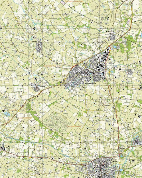 Digitaal - Bestel deze kaart digitaal als JPEG of EPS bestand