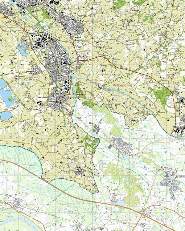 Digitaal - Bestel deze kaart digitaal als JPEG of EPS bestand