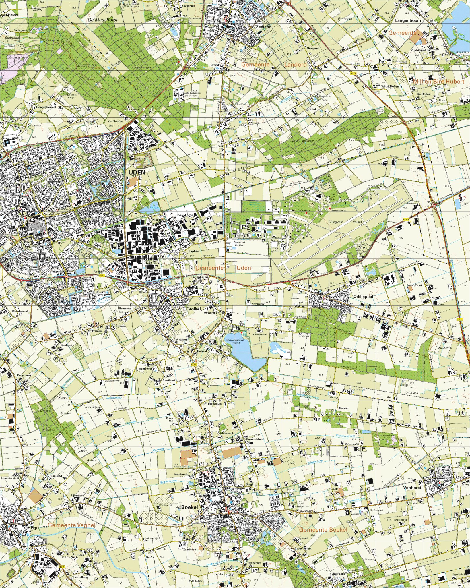 Digitaal - Bestel deze kaart digitaal als JPEG of EPS bestand