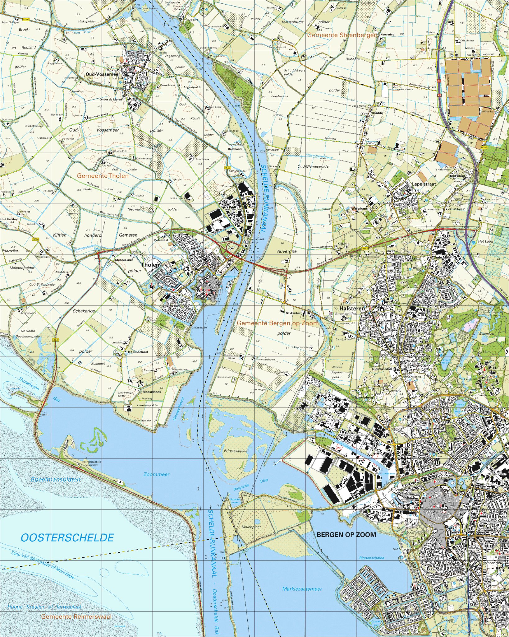 Digitaal - Bestel deze kaart digitaal als JPEG of EPS bestand