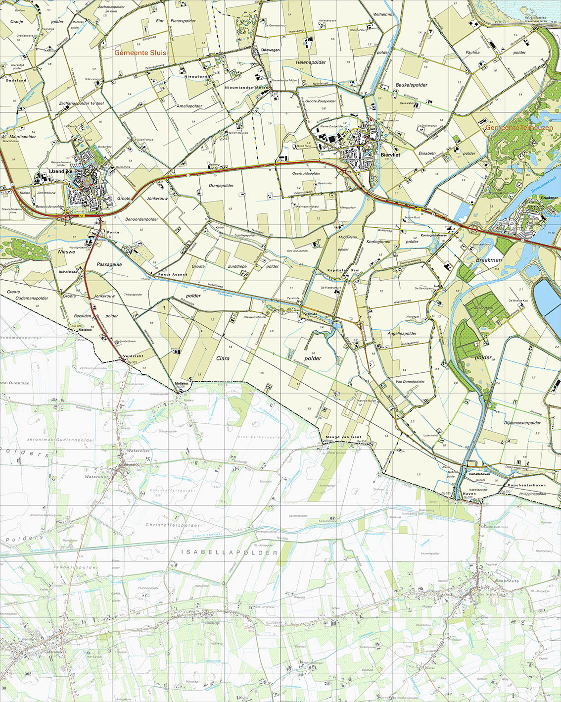 Digitaal - Bestel deze kaart digitaal als JPEG of EPS bestand