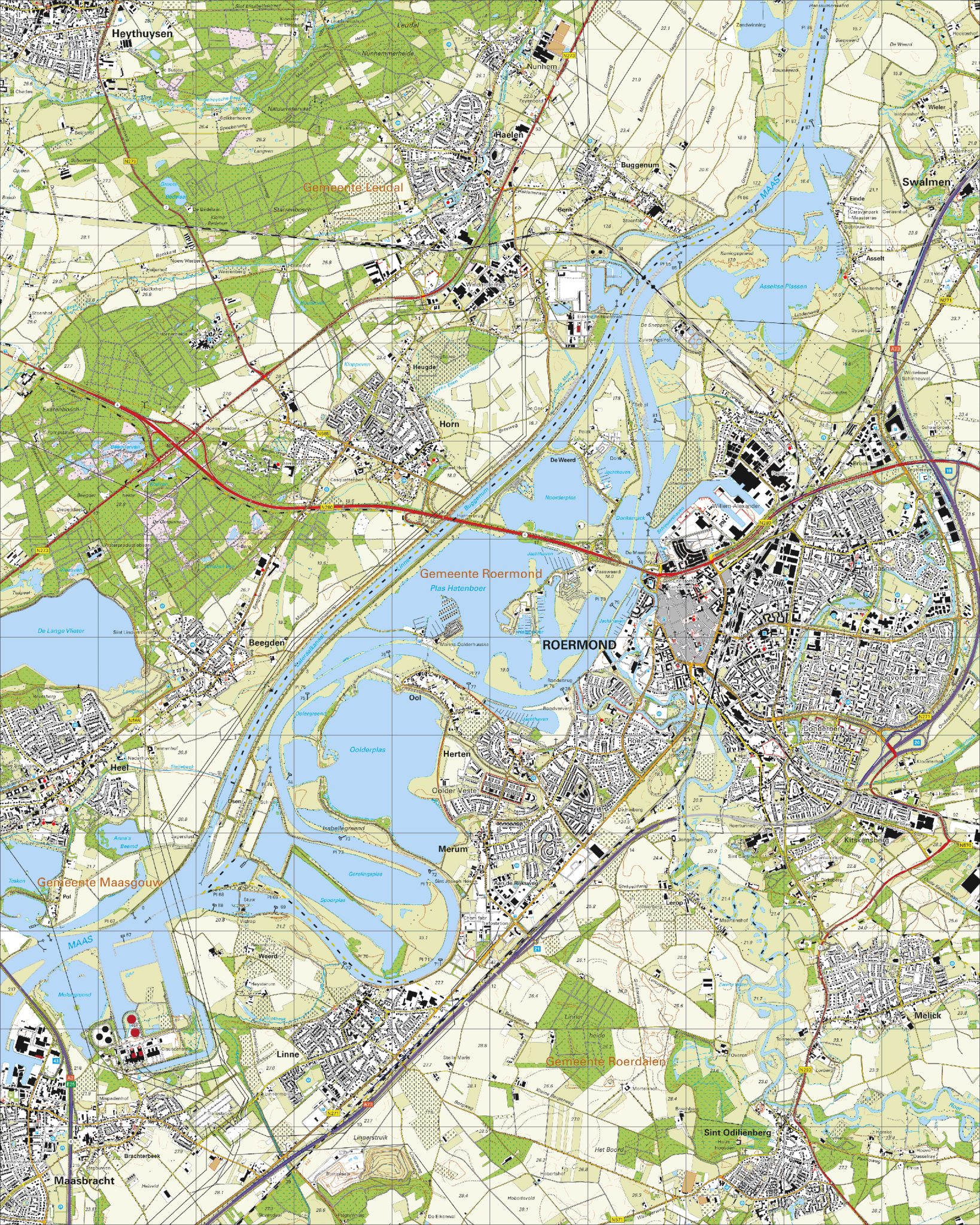 Digitaal - Bestel deze kaart digitaal als JPEG of EPS bestand