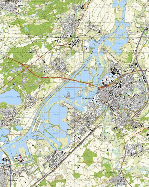 Digitaal - Bestel deze kaart digitaal als JPEG of EPS bestand