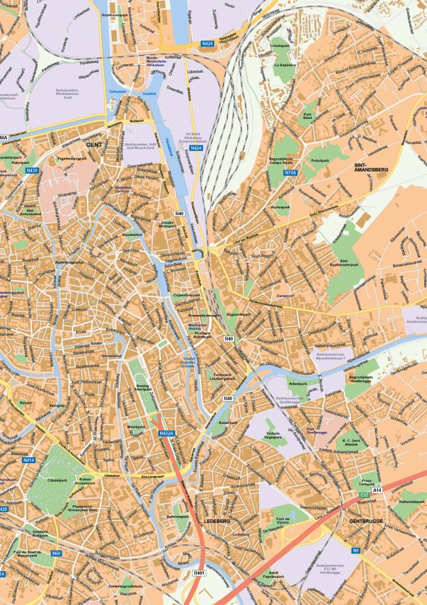 Kaart Gent 156 - Afbeelding 2