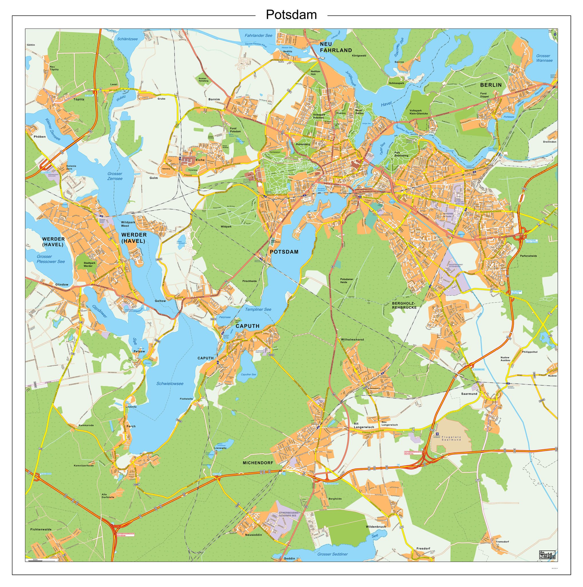 Digitaal - Bestel deze kaart digitaal als JPEG of EPS bestand