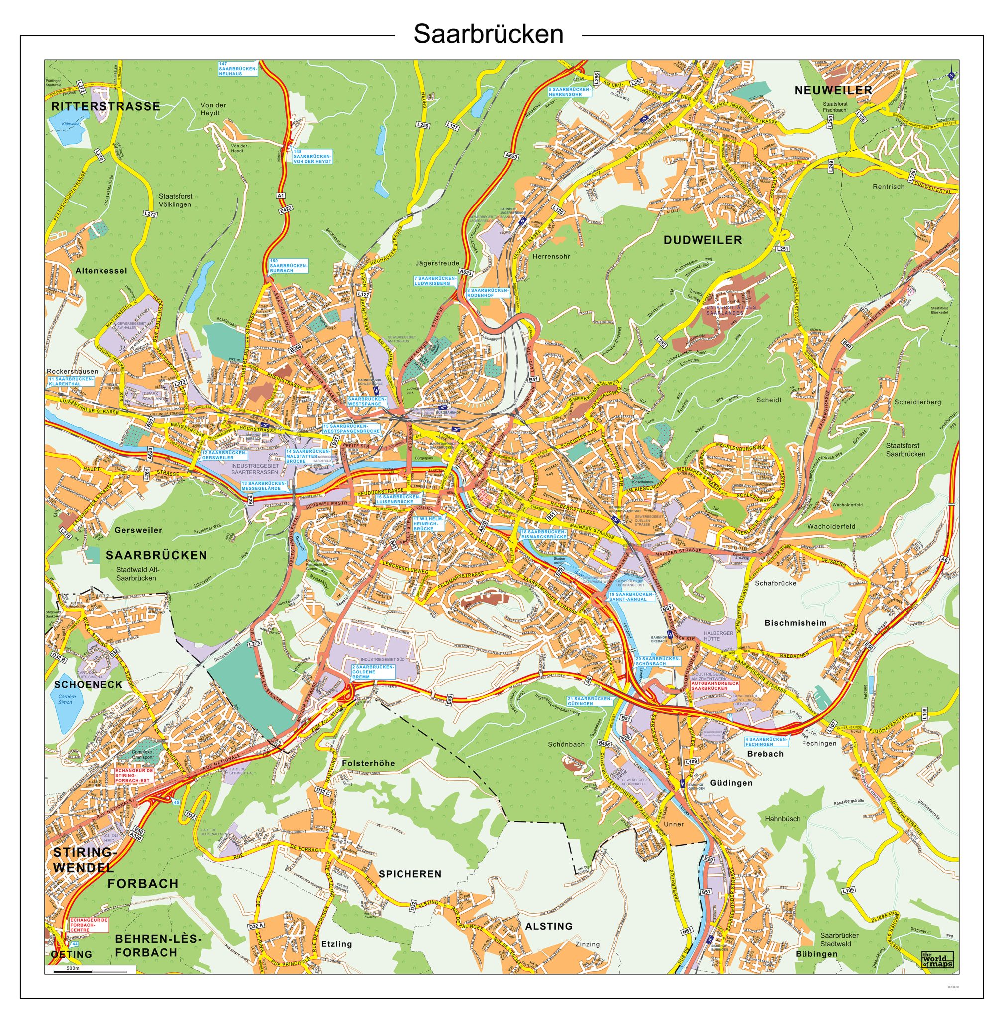 Digitaal - Bestel deze kaart digitaal als JPEG of EPS bestand