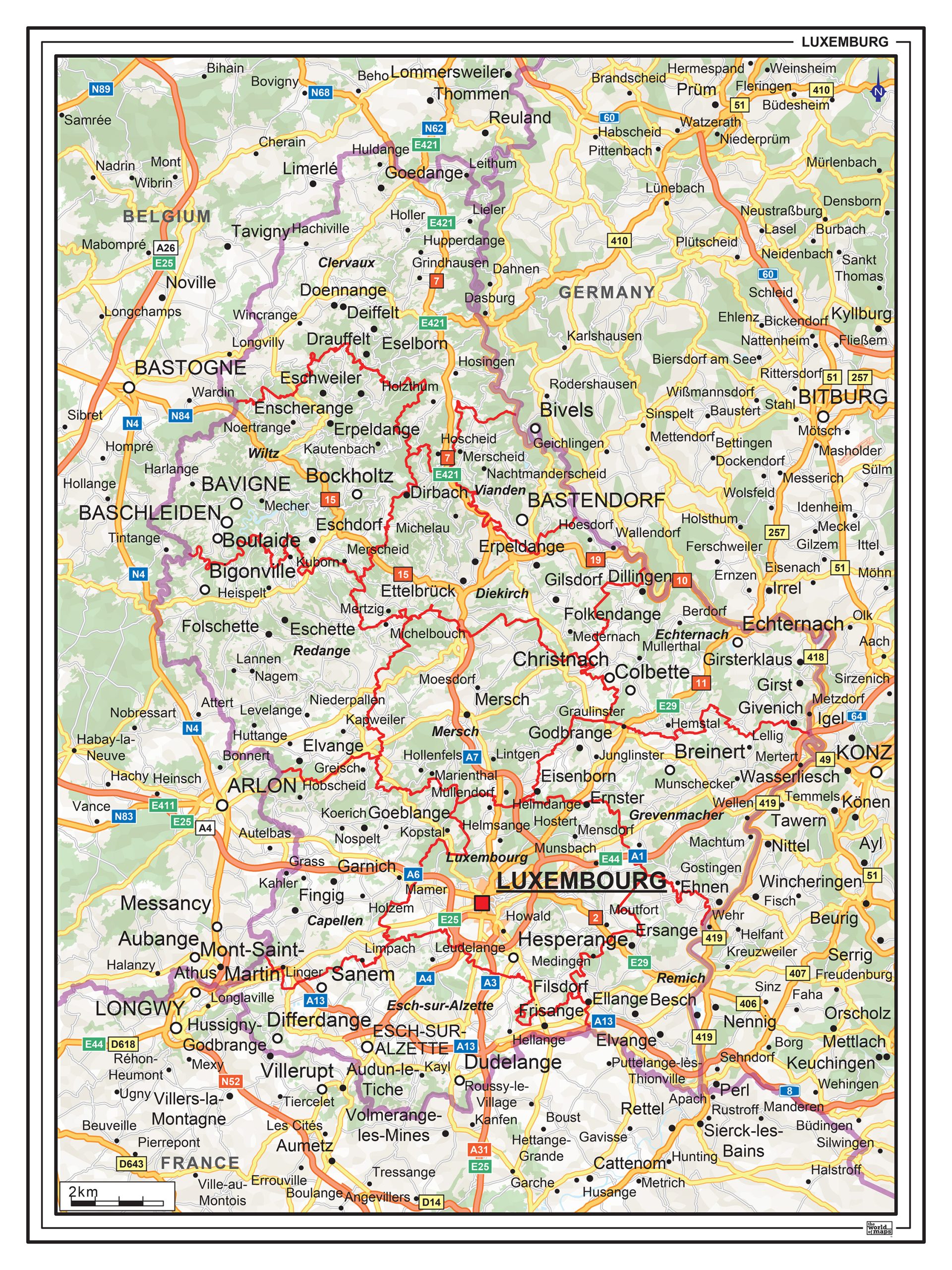 Digitaal - Bestel deze kaart digitaal als JPEG of EPS bestand