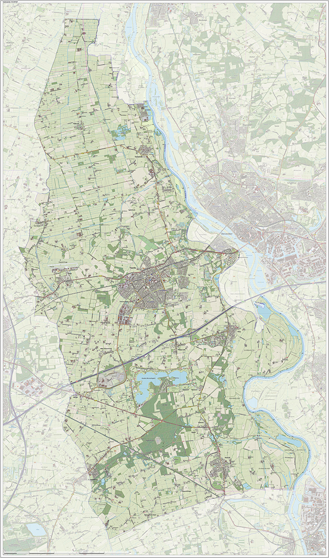 Digitaal - Bestel deze kaart digitaal als JPEG of EPS bestand