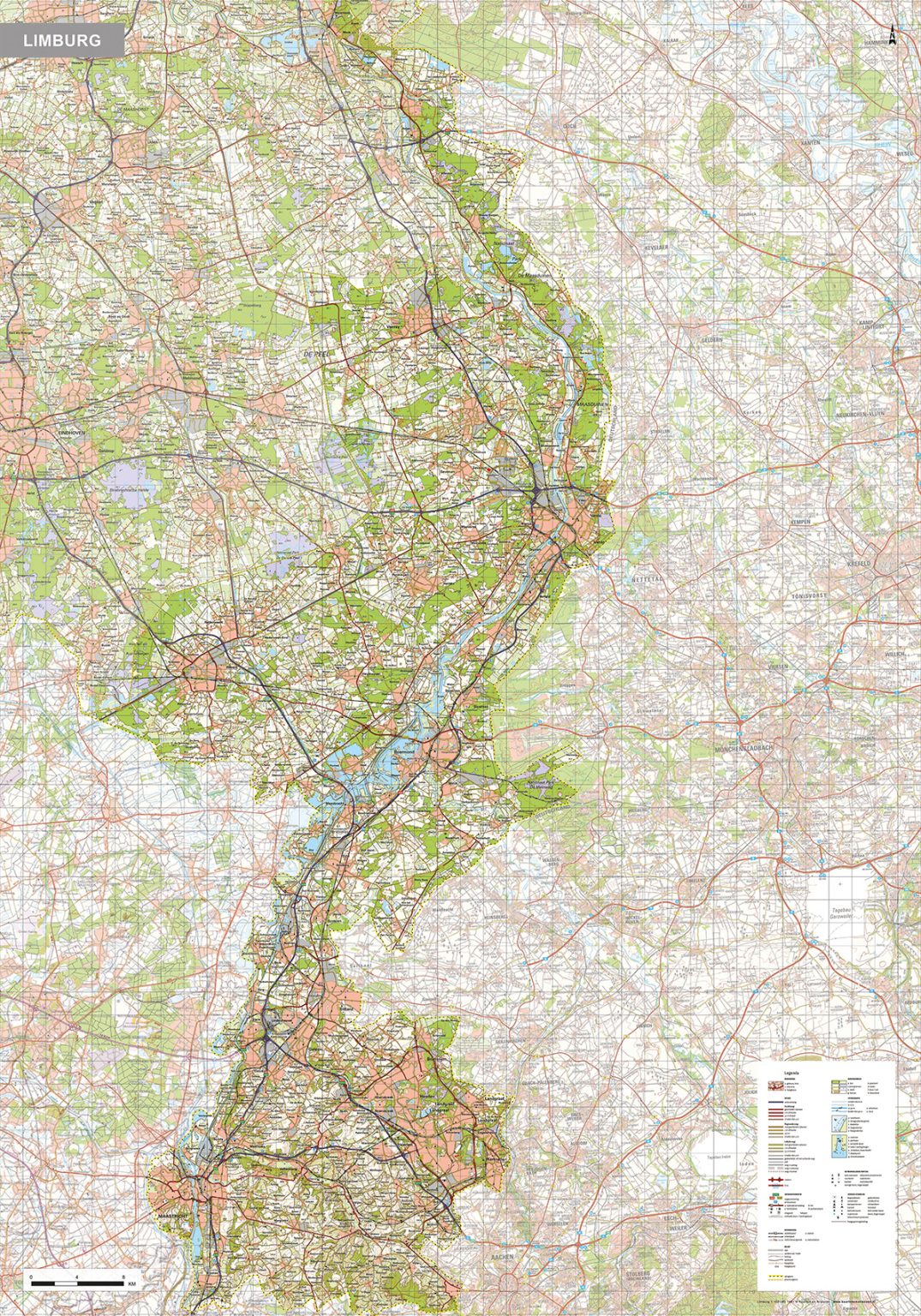 Limburg - Kaarten en Atlassen.nl