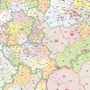 Postcodekaart Benelux + Duitsland 3-cijferig 1392 - Afbeelding 2