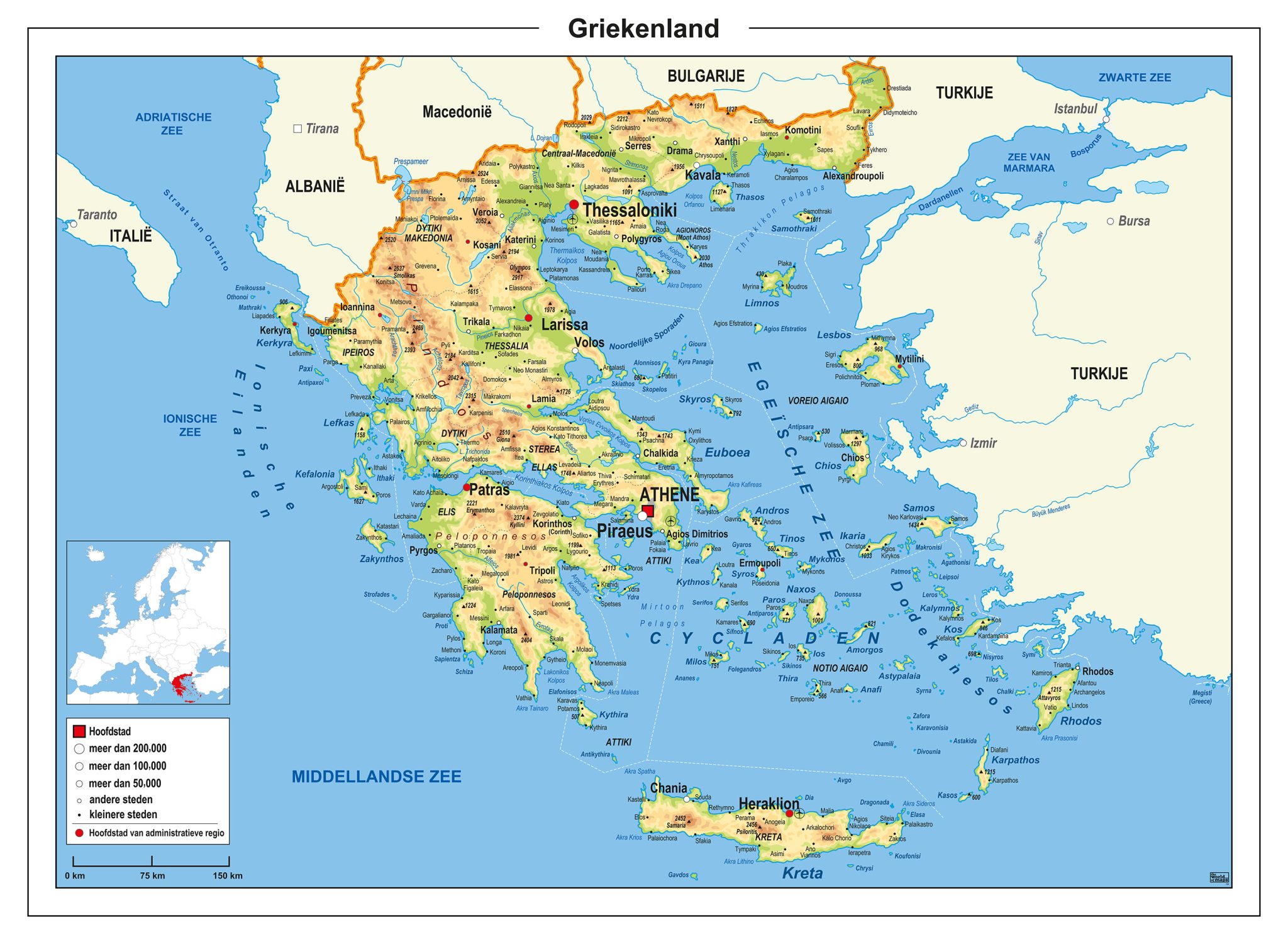 Griekenland Natuurkundig 765