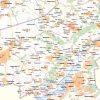 Postcode-/Gemeentekaart Limburg 245 - Afbeelding 2