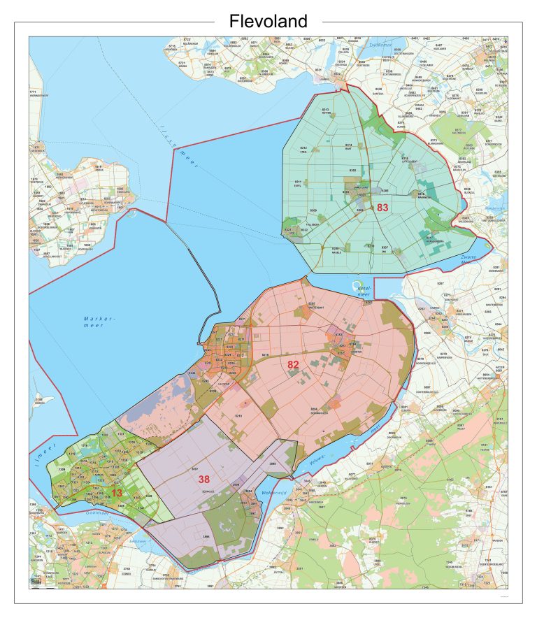 Flevoland Kaarten En Atlassen nl