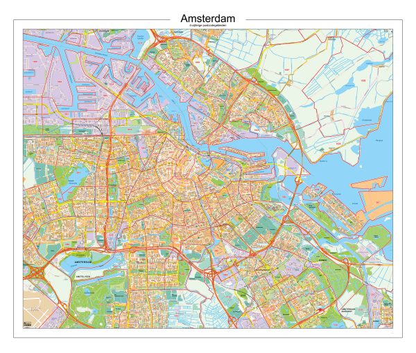 Digitaal - Bestel deze kaart digitaal als JPEG of EPS bestand