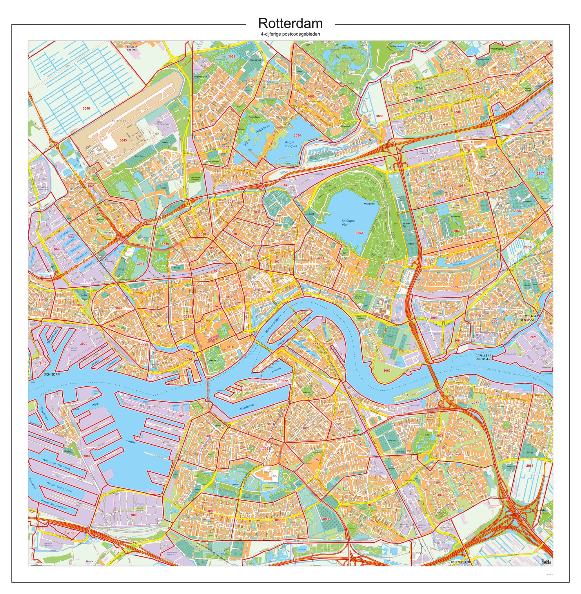 Digitaal - Bestel deze kaart digitaal als JPEG of EPS bestand