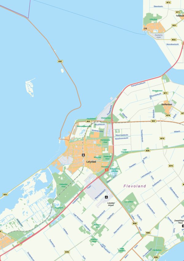 Kaart Flevoland 438 - Afbeelding 2