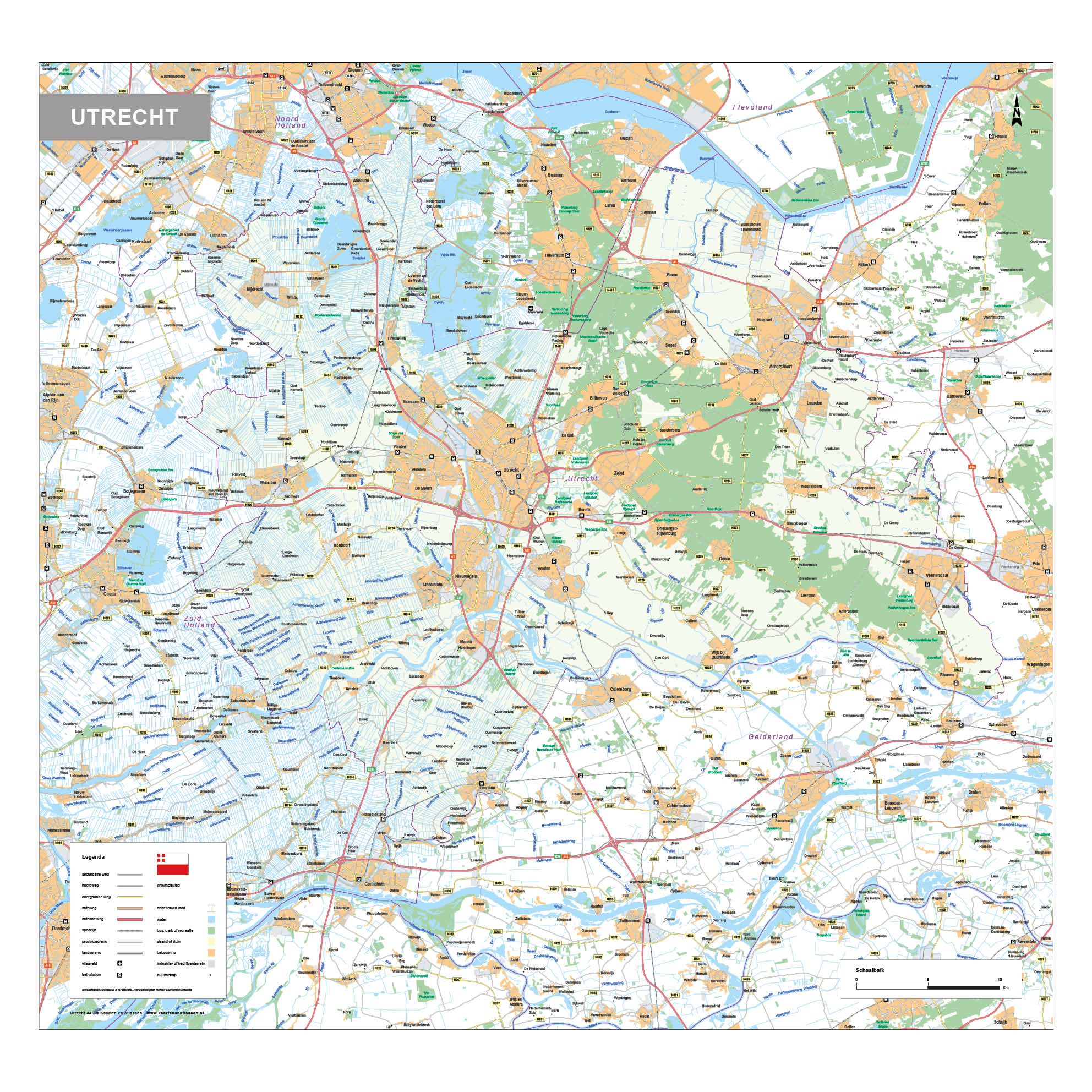 Utrecht kaart
