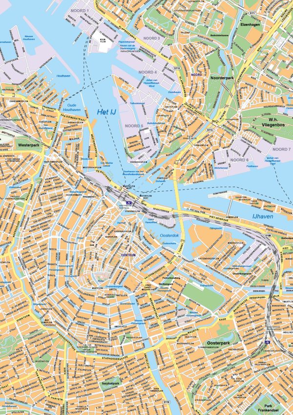 Kaart Amsterdam 391 - Afbeelding 2