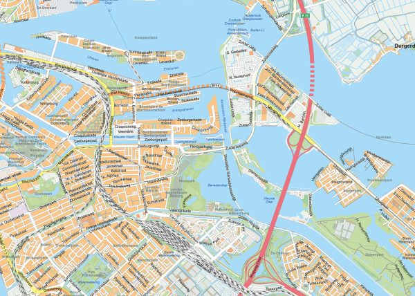 Grote Kaart Amsterdam 596 - Afbeelding 2