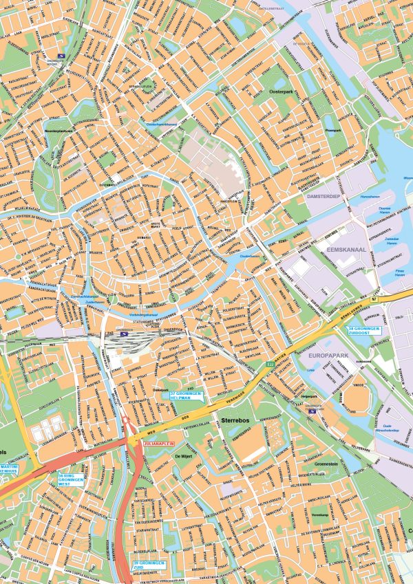 Kaart Groningen 397 - Afbeelding 2