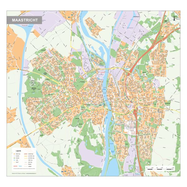 Kaart Maastricht 401 - Afbeelding 2