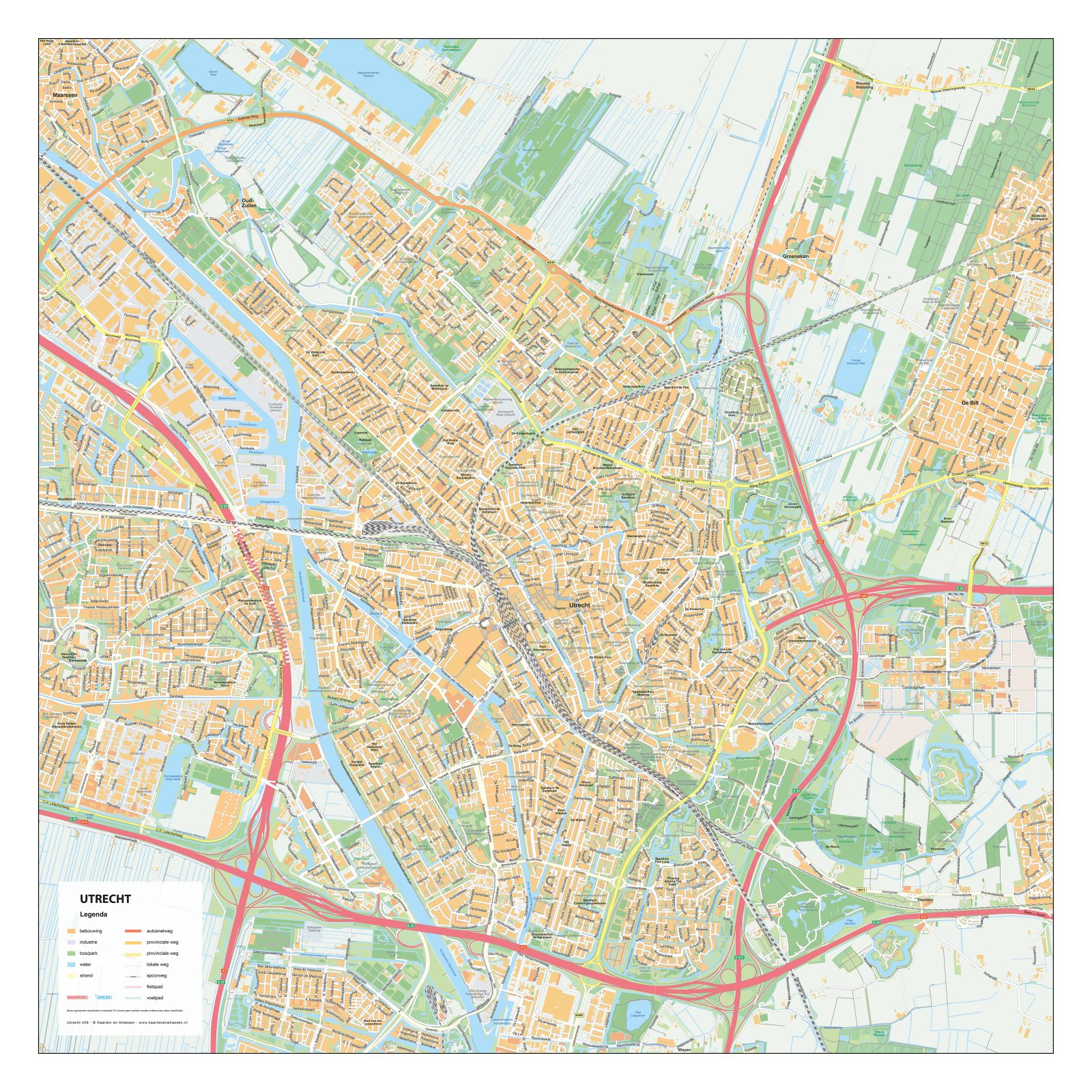 Kaart Utrecht