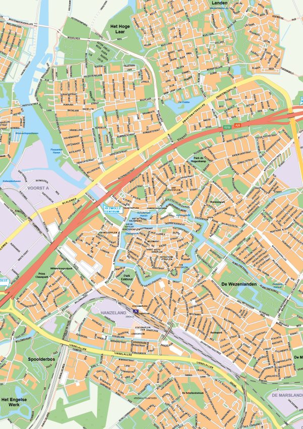 Kaart Zwolle 407 - Afbeelding 2