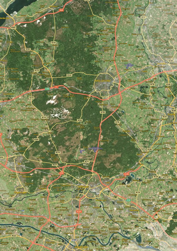 Gelderland Satellietkaart 1652 - Afbeelding 2