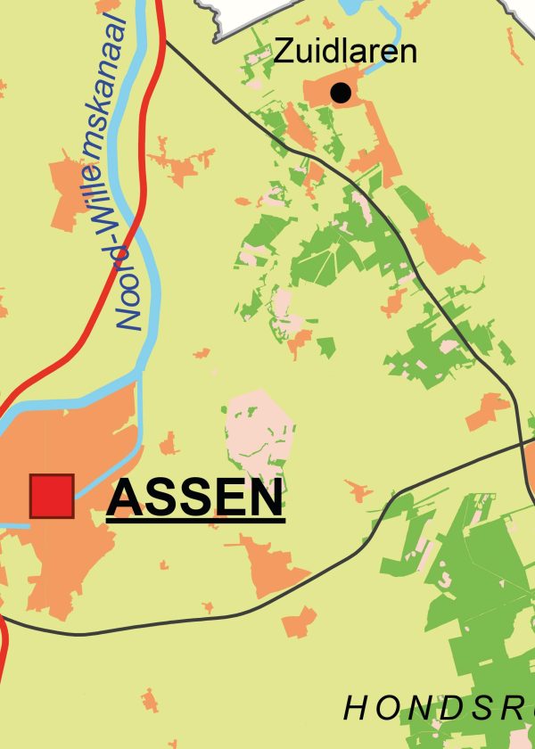 Kaart Drenthe 449 - Afbeelding 2