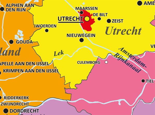 Provinciekaart Nederland 503 - Afbeelding 2