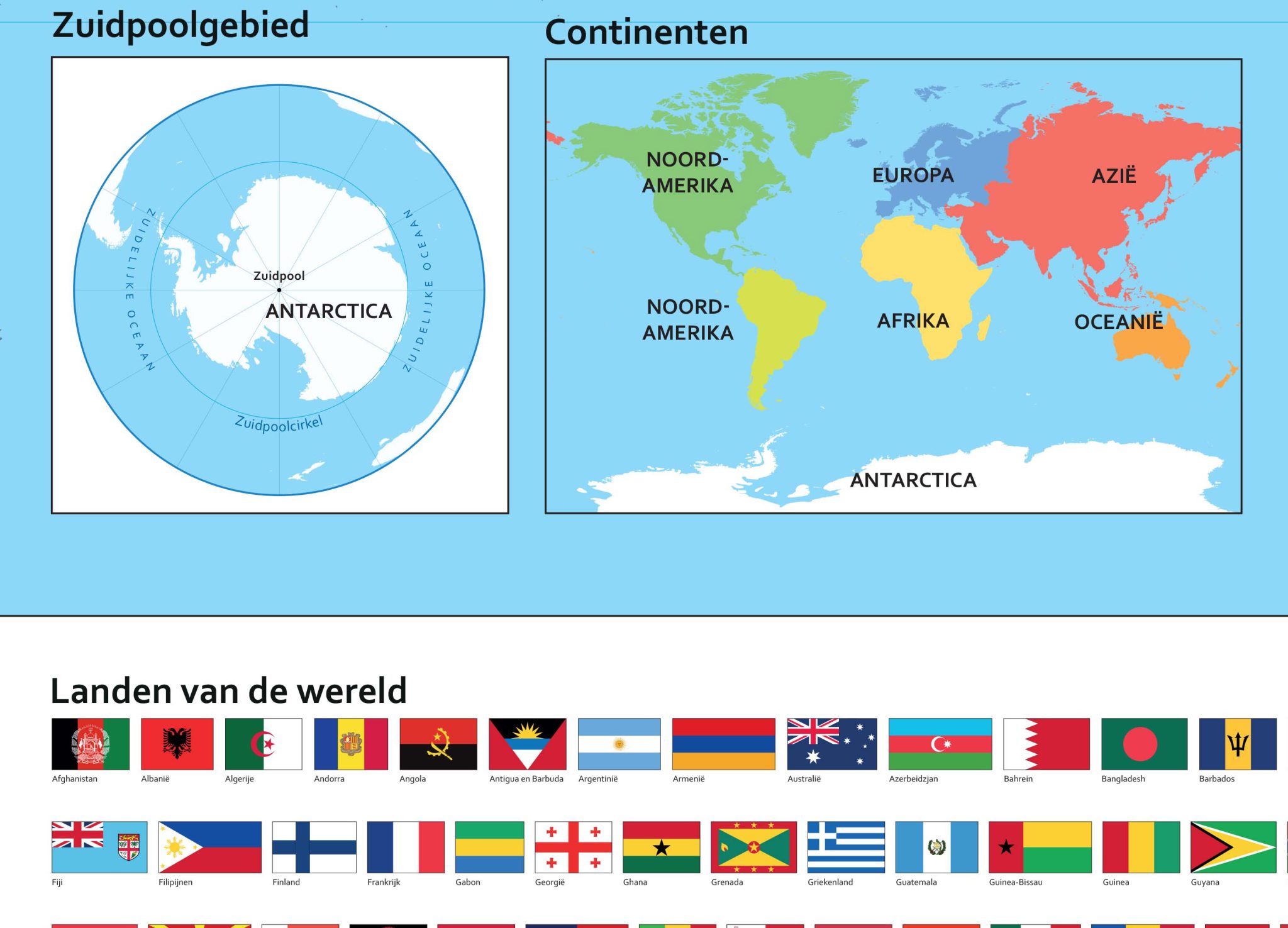 Wereldkaart met vlaggen 1763 - Afbeelding 3