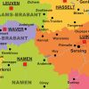 België kaart Staatkundig 1321 - Afbeelding 2