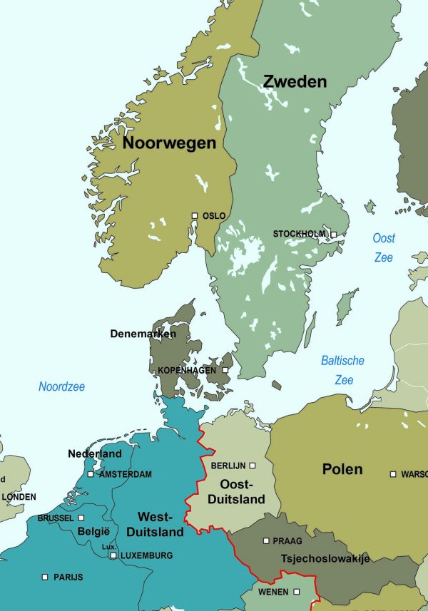 Schoolkaart Europa (1958-heden) 1778 - Afbeelding 2