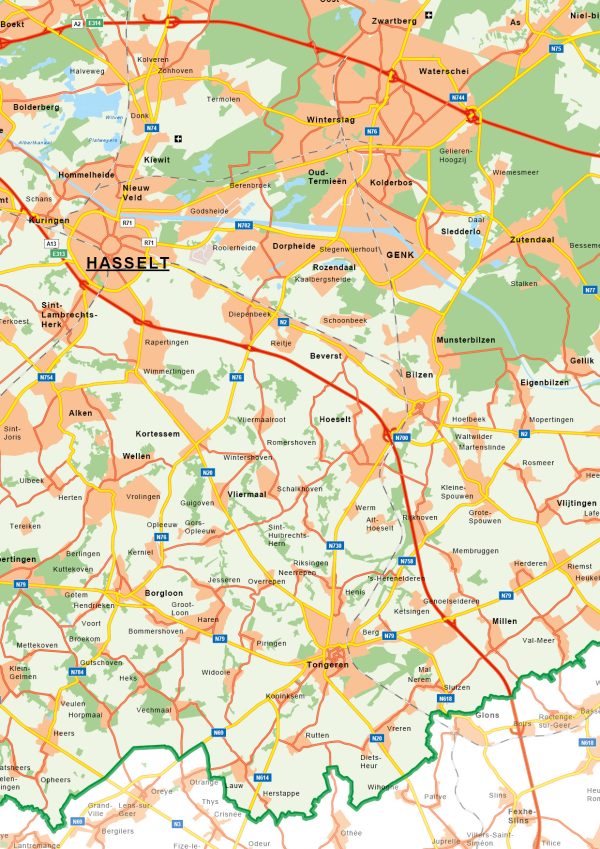 Natuurkundige kaart Limburg 361 - Afbeelding 2