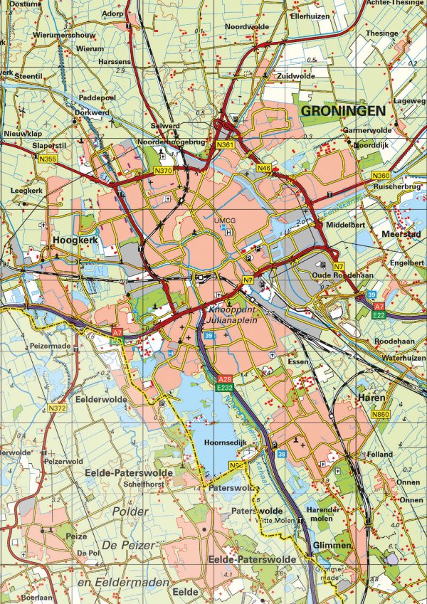 Groningen provinciekaart