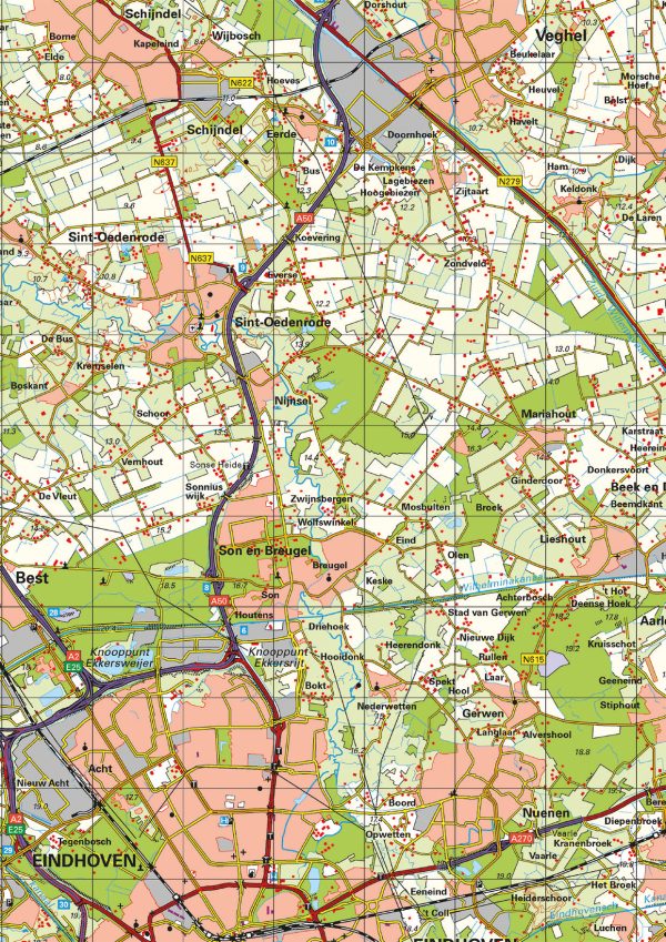 Noord-Brabant Provinciekaart