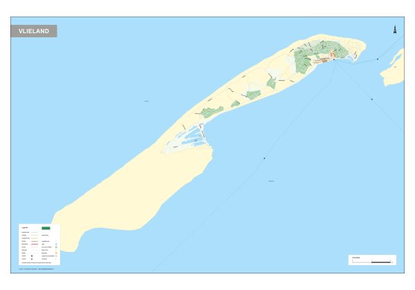 Vlieland kaart 1744 - Afbeelding 2