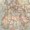Ray&Co Modern World Antique Map - Afbeelding 2