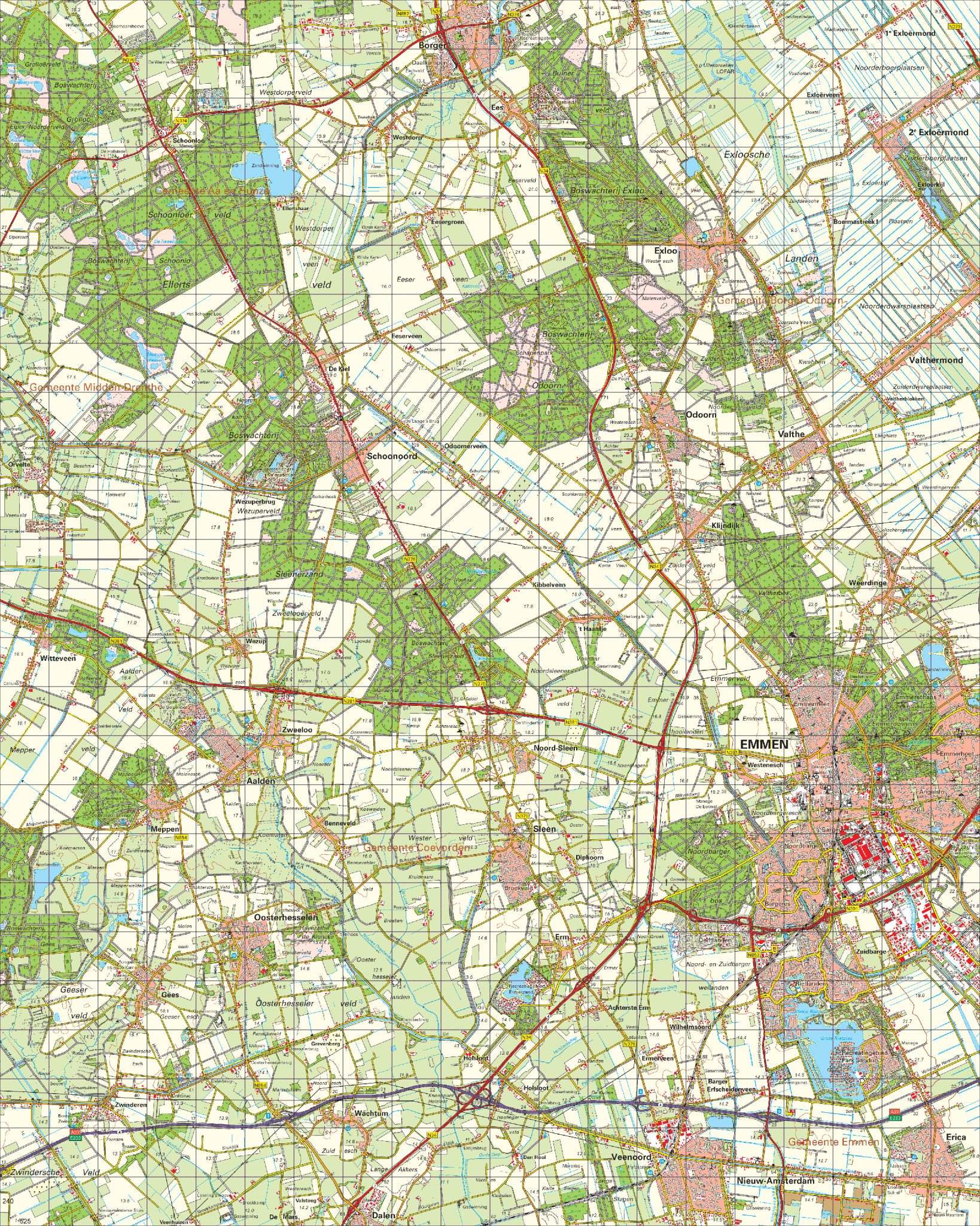 Digitaal - Bestel deze kaart digitaal als JPEG of EPS bestand