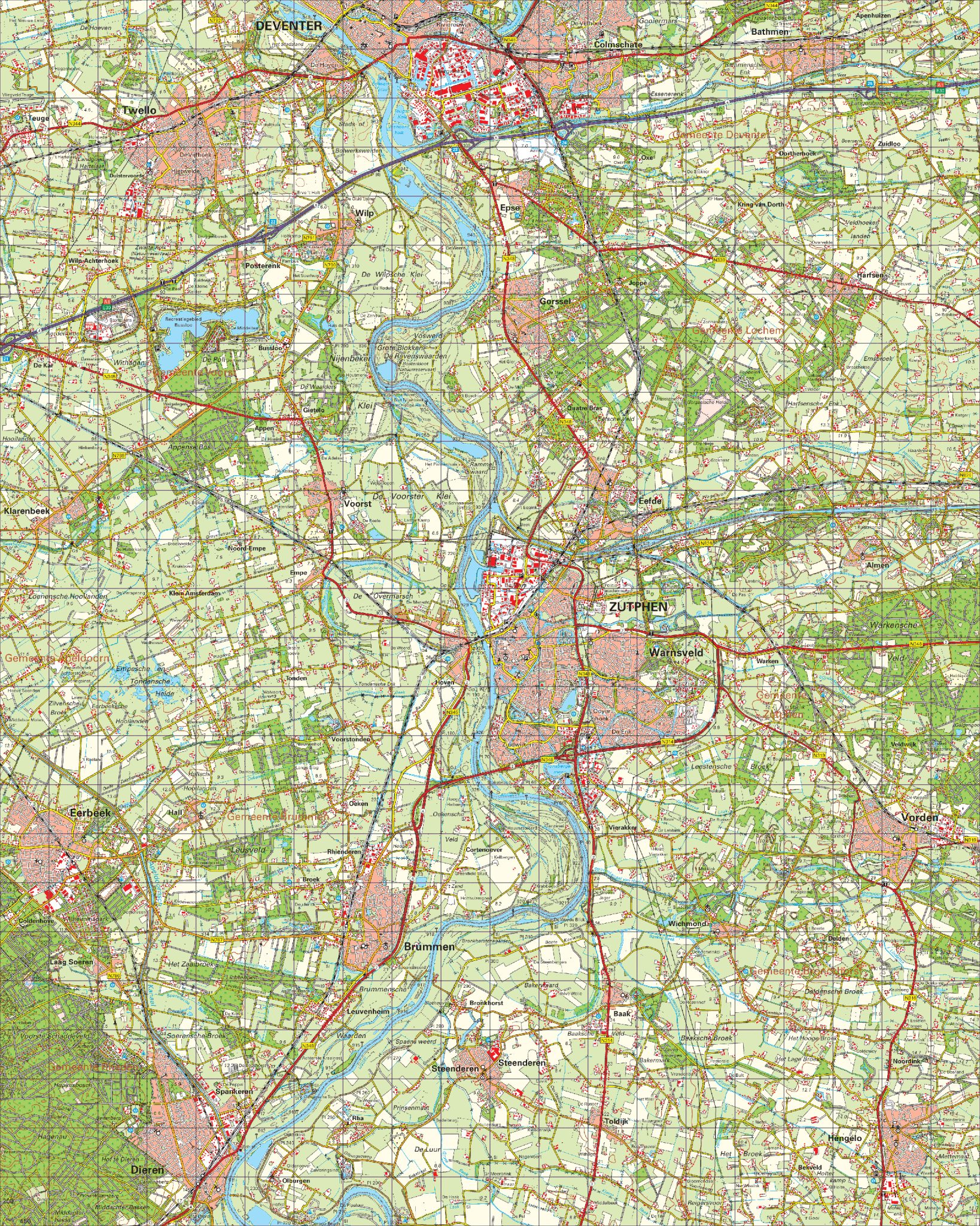 Digitaal - Bestel deze kaart digitaal als JPEG of EPS bestand