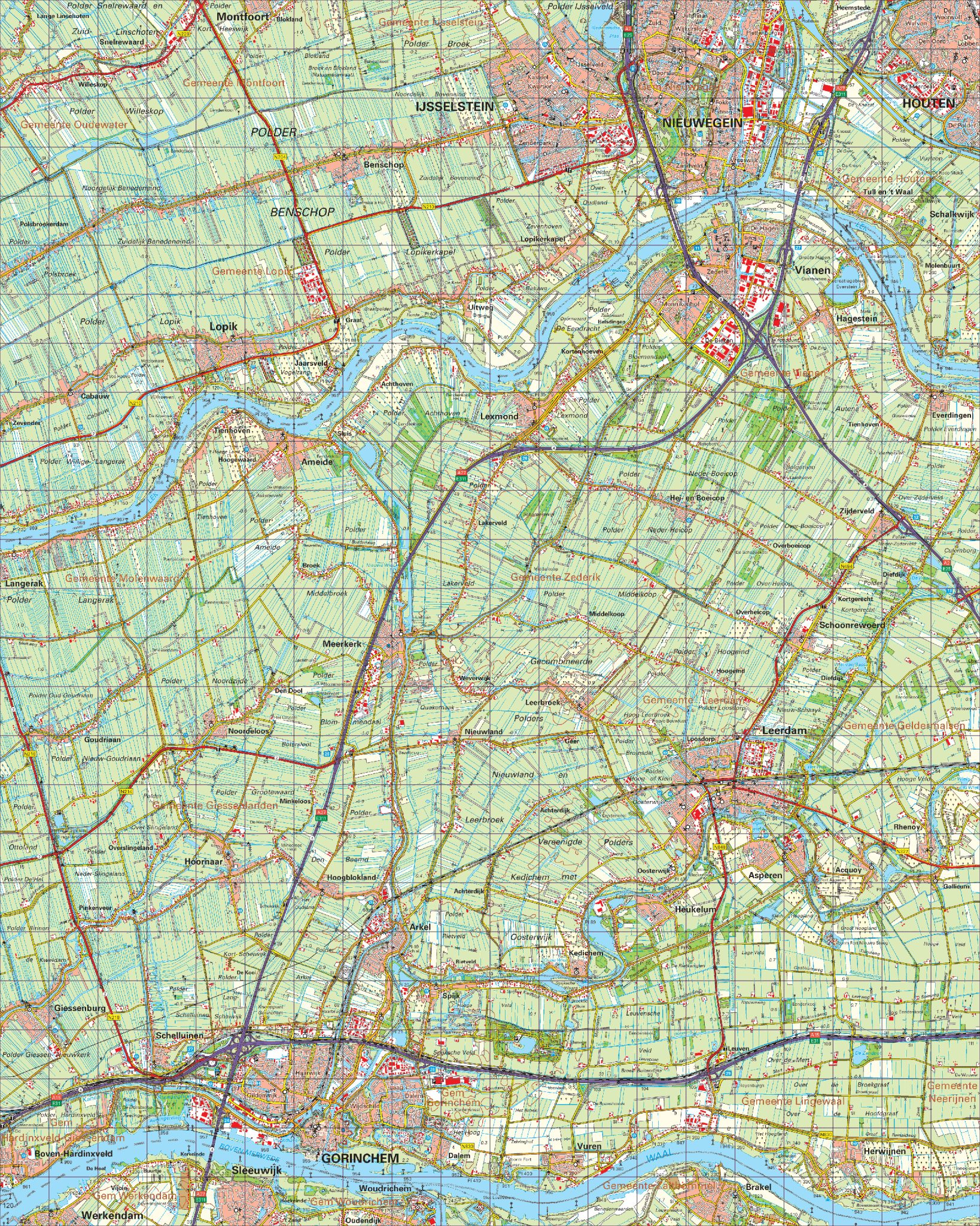 Digitaal - Bestel deze kaart digitaal als JPEG of EPS bestand