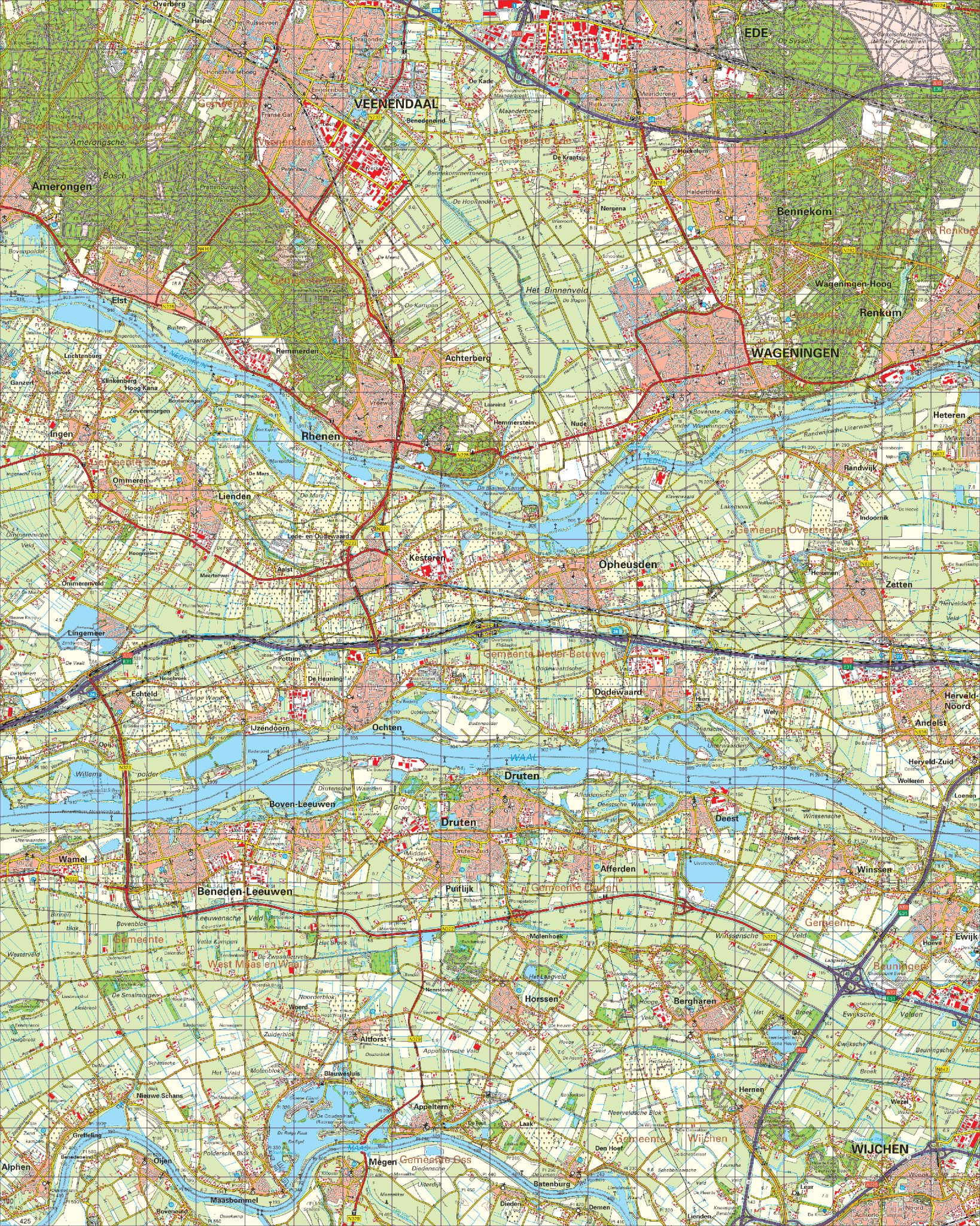 Digitaal - Bestel deze kaart digitaal als JPEG of EPS bestand