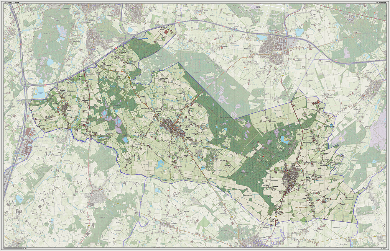 Digitaal - Bestel deze kaart digitaal als JPEG of EPS bestand