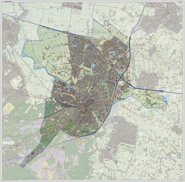 Digitaal - Bestel deze kaart digitaal als JPEG of EPS bestand