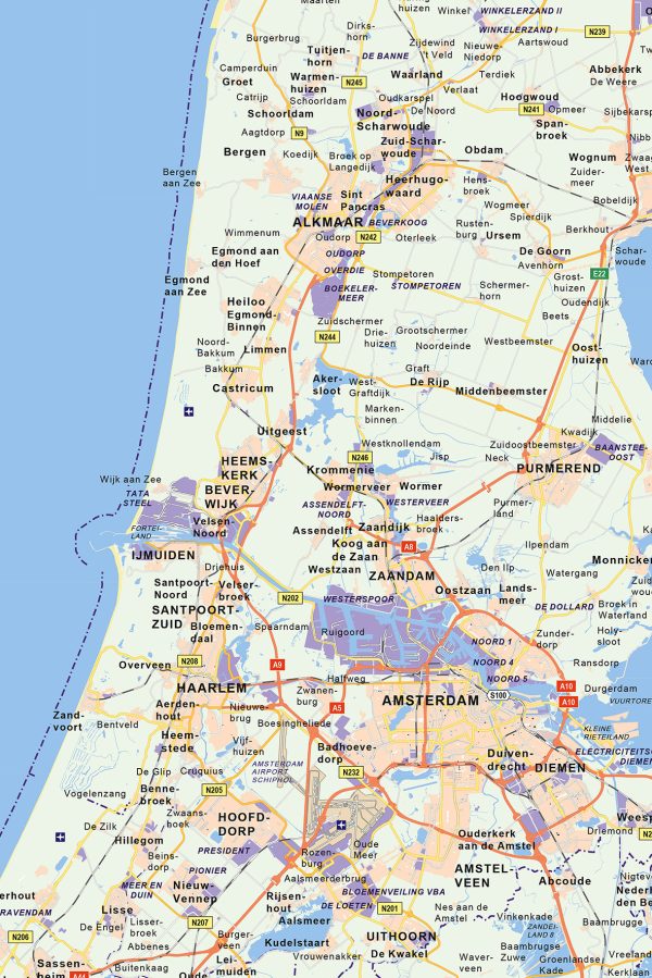 Industrieterreinen- / bedrijventerreinen kaart 1384 - Afbeelding 2