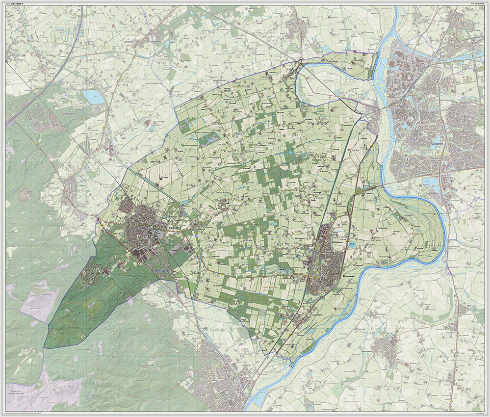 Digitaal - Bestel deze kaart digitaal als JPEG of EPS bestand