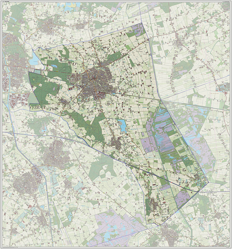 Digitaal - Bestel deze kaart digitaal als JPEG of EPS bestand