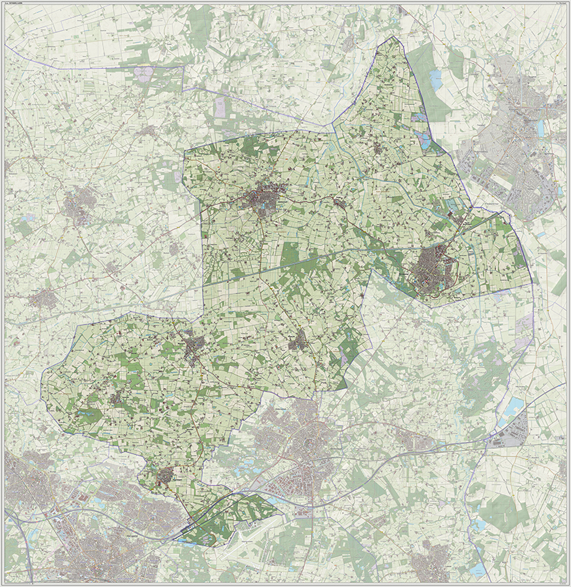 Digitaal - Bestel deze kaart digitaal als JPEG of EPS bestand
