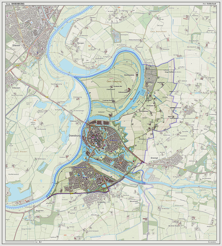Digitaal - Bestel deze kaart digitaal als JPEG of EPS bestand