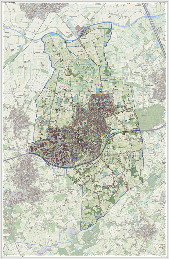 Digitaal - Bestel deze kaart digitaal als JPEG of EPS bestand